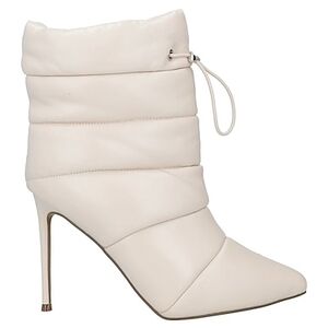 Steve Madden Cream Heeled Boots
